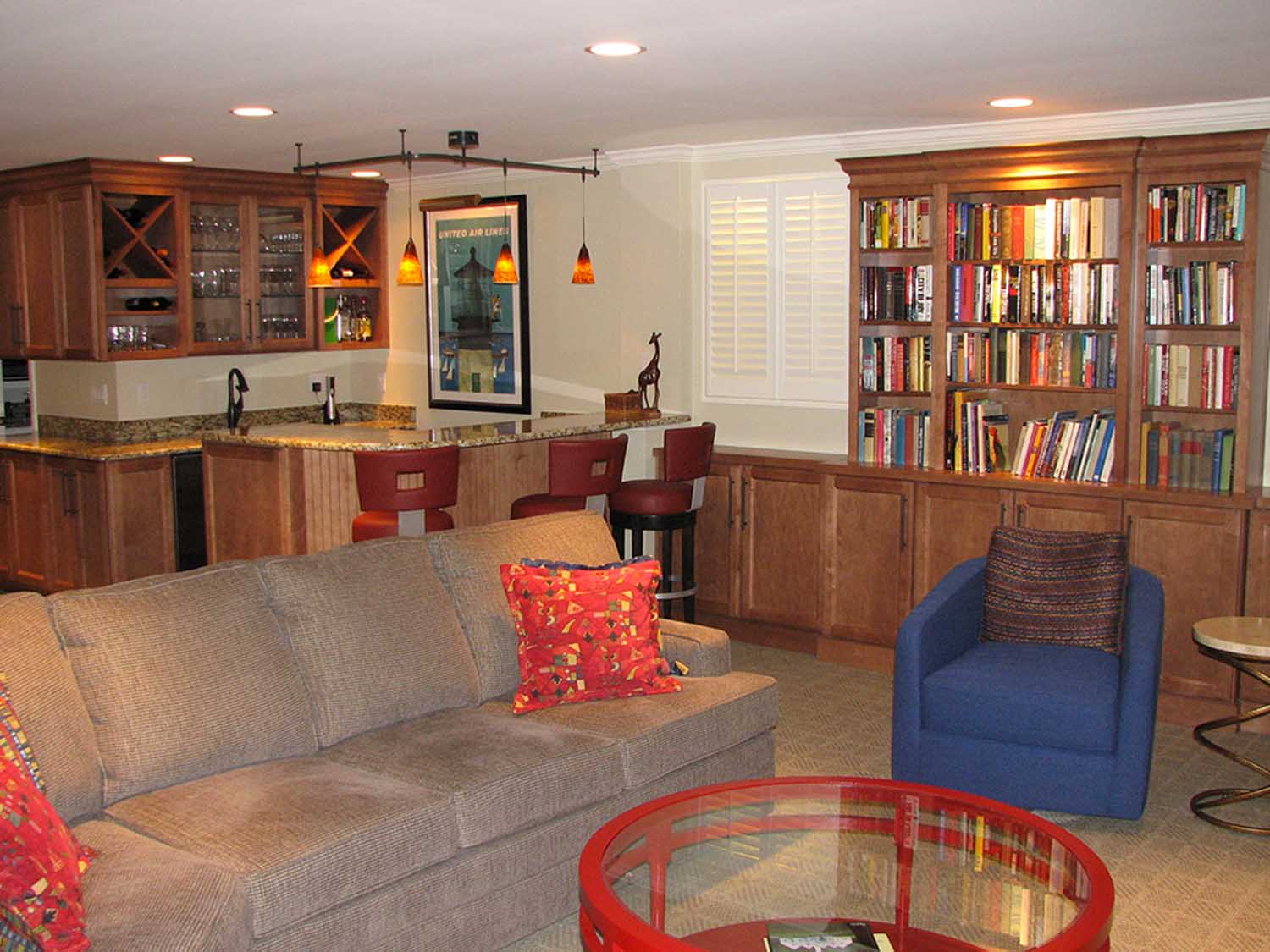 McLean, Virginia Basement Remodel with Pool Table