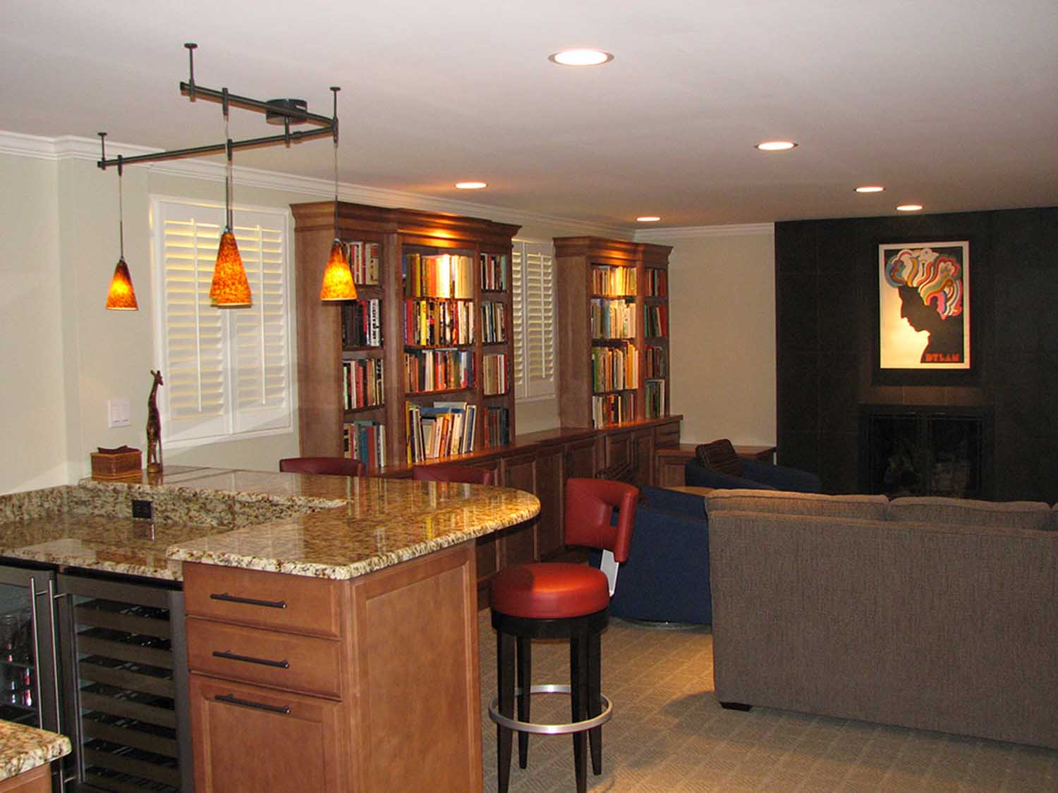 McLean, Virginia Basement Remodel with Pool Table