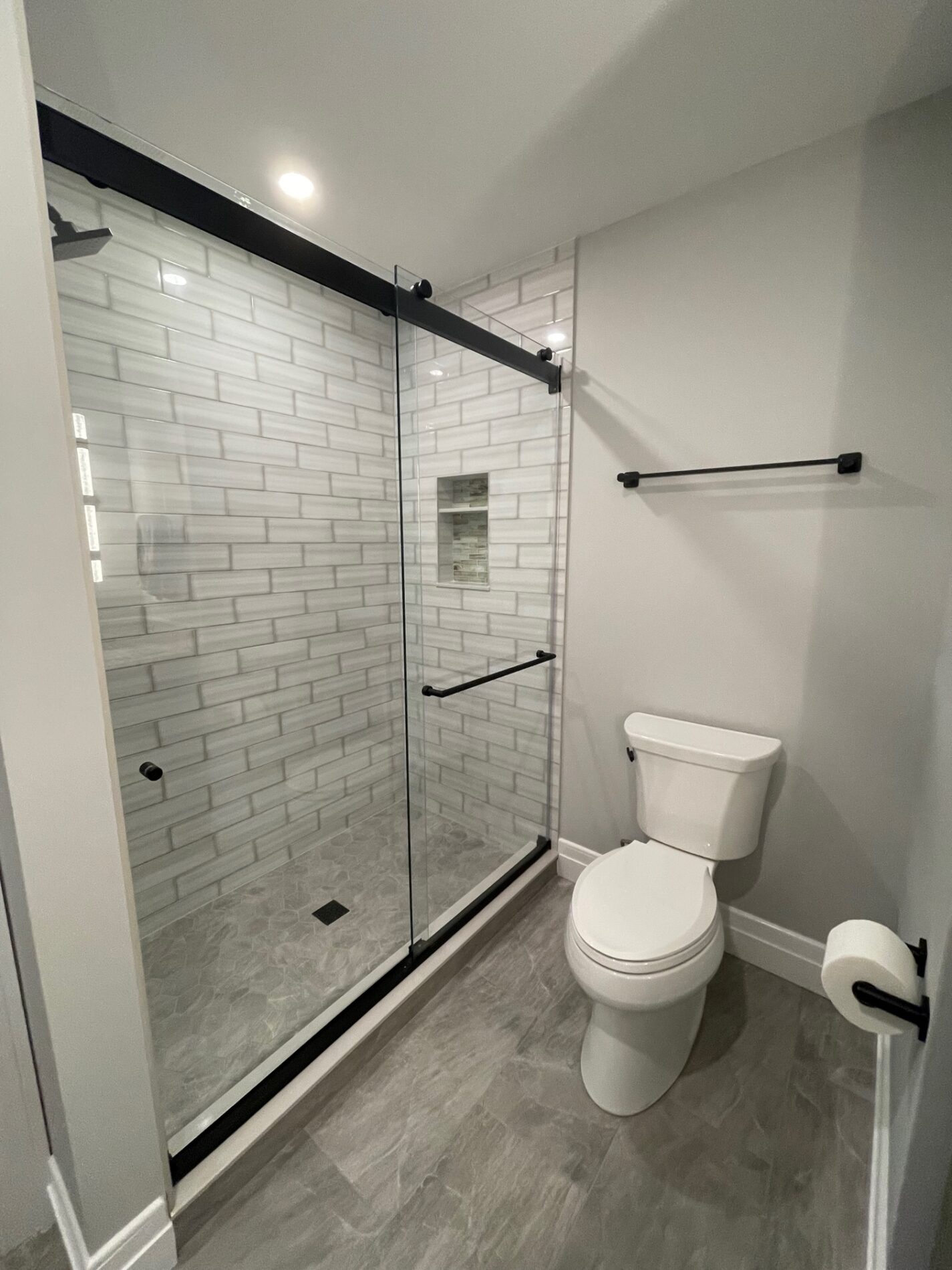 basement bathroom shower