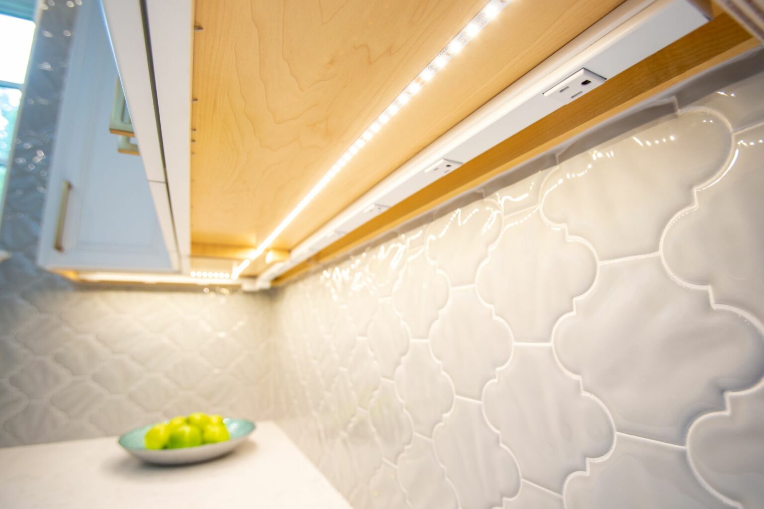 under kitchen cabinet outlets