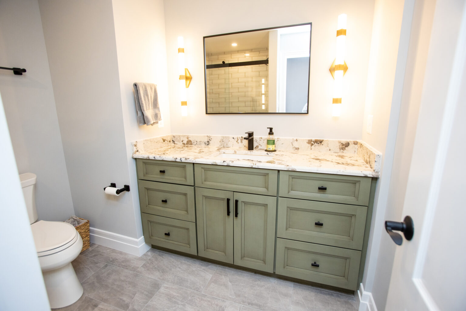 basement vanity
