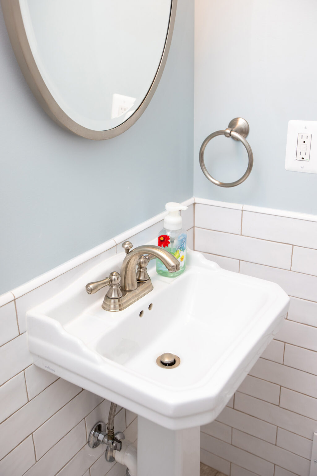 Image by Lesnick Photo powder room sink