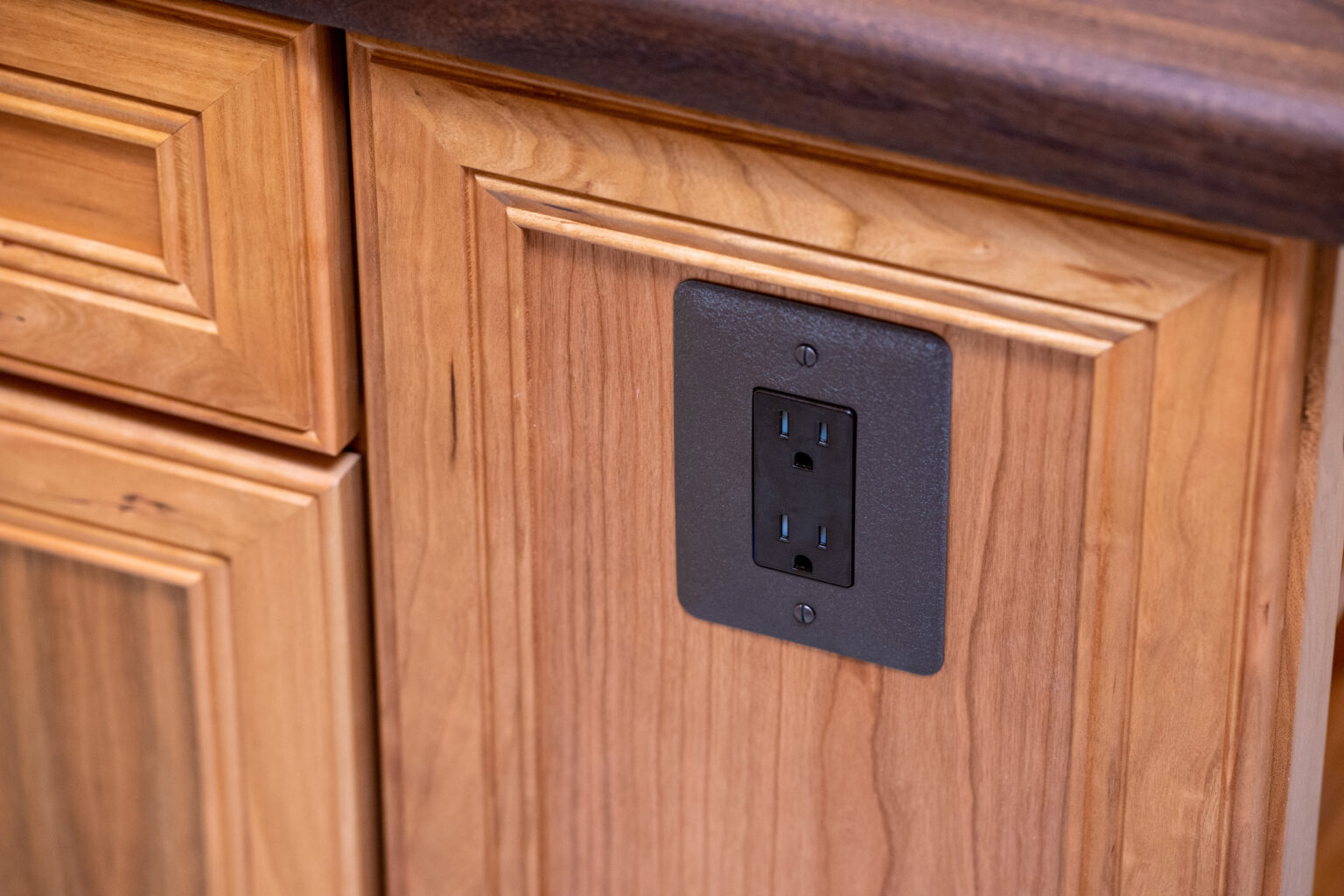 Image by Lesnick Photo kitchen island electrical outlet